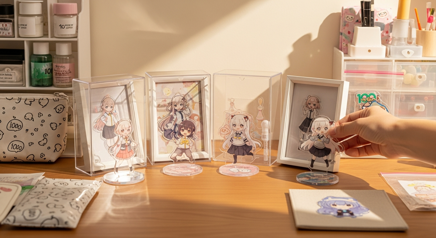 100均グッズで揃えるアクスタ収納アイデア集のアイキャッチ