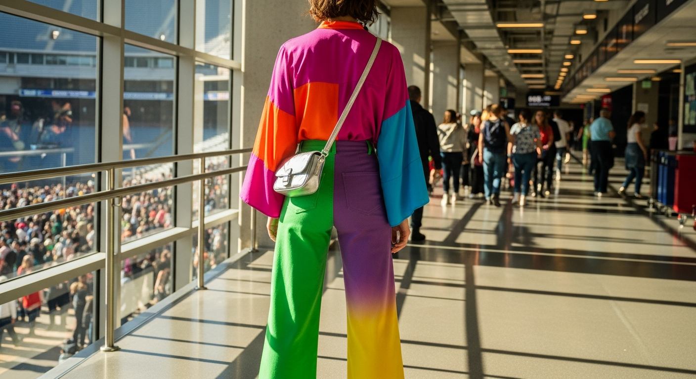 ライブの服装コーデを考える推し活女子のイメージ